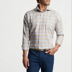 Peter Millar Cotton Sport Shirt work wear business casual breathable  quality